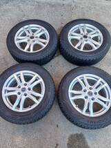 215/60R16　スタッドレスタイヤ　アルミホイール　4本セット　②　中古品　引取限定_画像1