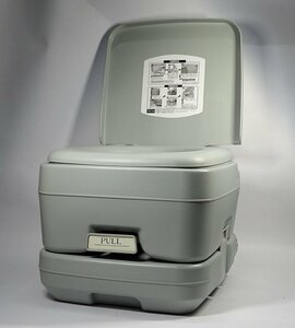 緑屋Re■ 未使用　本格派　ポータブル 水洗トイレ　10L　簡易トイレ 介護用トイレ 災害時に　　f/bnit/2-089/3-3#120