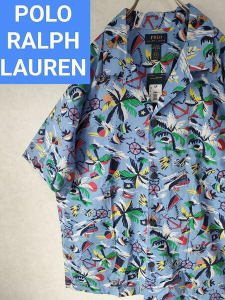 ポロラルフローレン　アロハシャツ　ポロベア　サーフィン　POLO RALPH LAUREN SPORT RRL RLX