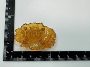 【0103】ヴィンテージ アクセサリー 鼈甲　べっ甲　帯留　　1円から