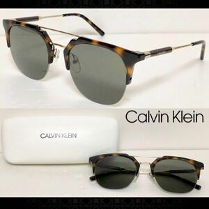  новый товар бесплатная доставка CK CALVIN KLEIN Calvin Klein солнцезащитные очки CK1236SA 214 Brown temi/ Gold линзы серый 