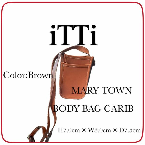 美品！！ITTI MARY TOWN BODY BAG ミニバッグ　ショルダー