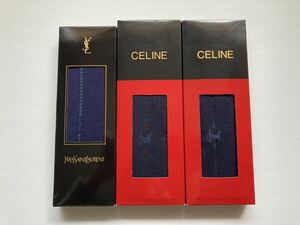 YSL & CELINE　紳士靴下　２５ｃｍ　3足セット