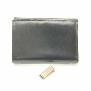 PRADA プラダ 二つ折り 財布 カーフレザー VITELLO ブラック M703