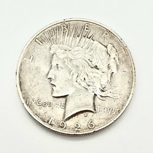 アメリカ リバティ硬貨 1926 1ドル銀貨 ピースダラー イーグルコイン 約 26.7g シルバーコイン 貨幣 コレクション