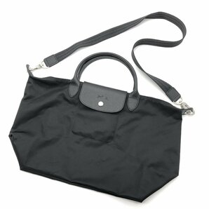 LONGCHAMP ロンシャン ル プリアージュ ネオ 2way ハンドバッグ ショルダーバッグ ナイロン ブラック 1515578001の画像2