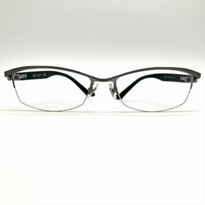 レイバン Ray-Ban メガネ ブラック シルバー金具 ハーフリム 度入り RB8731D 1047 55□17 145