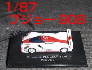 1/87 プジョー 908 HDI コンセプトカー パリ 2006 ルマン PEUGEOT CONCEPT CAR PSRIS