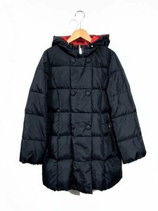 ◆超美品◆Leilian レリアン*キルティング*フーデッド*ダウンコート*シルバー金具*サイズ9*レディース*軽量*ジャケット*黒*ブラック