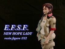 1/12完成品レジンフィギュアアレンジ連邦軍兵士ガレージキット透明ケース付　_画像1