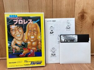 PC-8801/X1 チャンピオンプロレス 【5インチFD】/セガ　YDG425