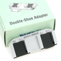 フォクトレンダー Voigtlander ダブルシューアダプター ダブルシュー アダプター Double-Shoe Adapter 元箱付き　美品　　_画像1