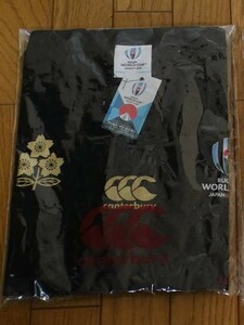 未使用品　カンタベリー　綿100％　ラグビーワールドカップ　日本代表 　記念Tシャツ 　VWT39455 黒　メンズM　