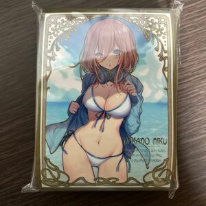 スリーブ 五等分の花嫁 中野三玖　デッキシールド　新品未開封