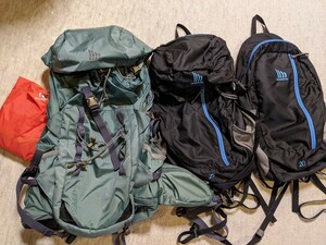 mountain dax マウンテンダックス　バックパック　30L 25L 20L 　3点セット