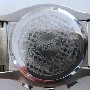 ◆THE CLOCK HOUSE color クオーツ腕時計 クロノグラフ 男性用 [CR002M-BL1]の画像2