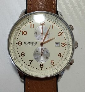 ◆ Geandeur Quartz Watch Chase Хронограф для мужчин [OSC022]