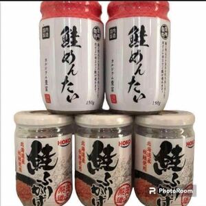 【送料無料】 食品詰め合わせ 瓶詰め合わせ 鮭フレーク 明太子 北海道産 秋鮭 ふりかけ 焼飯 お弁当 ご飯のお供 缶詰 おにぎり 鮭めんたい