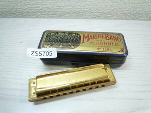 ZS5705　HOHNER ホーナー MARINE BANND マリンバンド GOLD JUB 1896/20 10穴 ハーモニカ