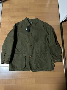 【新品size42】BLACK SIGN 1950s PARAFFIN DUCK WEB PATCH HUNTING JKT BSSJ-22401 定価52800円 ブラックサイン