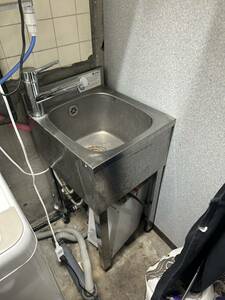 一層シンク 手洗い 水道 業務用 店舗 用品 飲食店 蛇口1槽シンク 厨房 ステンレスシンク 流し台 厨房機器 