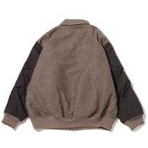 【完売品】22FW ノース フェイス パープルレーベル TNF Herringbone Tweed ヘリンボーン ツイード バーシティ ダウン ジャケット NY2261N_画像2