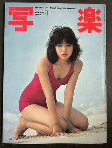 写楽 1981年5月号 浜田朱里(ポスター・グラビア) 杉田かおる 戦場写真・ベトナム・カンボジア 篠山紀信