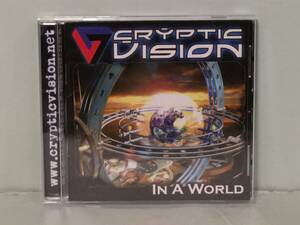 CRYPTIC VISION クリプティック・ヴィジョン / IN A WORLD　　　US盤CD