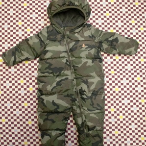 〇●【USED】baby Gap ギャップ 中綿入り防寒着 迷彩柄 サイズ70 6-12Ｍ●〇