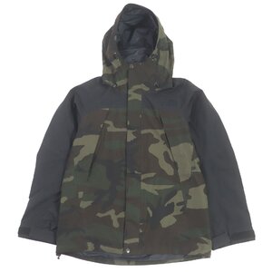 美品 THE NORTH FACE ザ・ノースフェイス NP61420 Novelty Mountain Jacket GORE-TEX カモフラ ナイロン マウンテンジャケット カーキ S