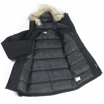 極美品 THE NORTH FACE ザ・ノースフェイス ND92238 Antactica Parka GORE-TEX PER-TEX ダウンコート ダウンジャケット ブラック L 正規品_画像3