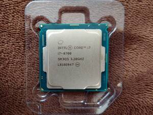 送料込 Intel Core i7-8700 3.20GHz SR3QS LGA1151 ②