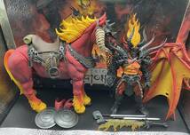 Four horsemen studios ARETHYR & AETHON Mythic Legions アレジール&アエソン 炎鬼 炎馬 検motu ヒーマン フィギュア _画像7