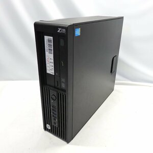 1円～ HP Z230 SFF Workstation Xeon E3-1225 v3 3.2GHz/8GB/SSD64GB+HDD500GBGB/DVDマルチ/Quadro K600/OS無/動作未確認【栃木出荷】