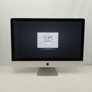 【ジャンク】Apple iMac Retina 5K 27インチ 2017 Core i7 4.2GHz/8GB/SSD+HDD1032/Mac OS High Sierra【同梱不可】