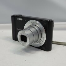 1円～【ジャンク】SONY DSC-W810 デジタルスチルカメラ ブラック【栃木出荷】_画像2