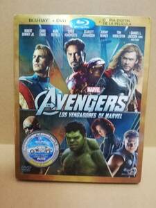 AVENGERS LOS VENGADORES DE MARVEL　輸入版ブルーレイ（邦題：アベンジャーズ）ブルーレイ＋DVD＋COPY DIGTAL　3枚組