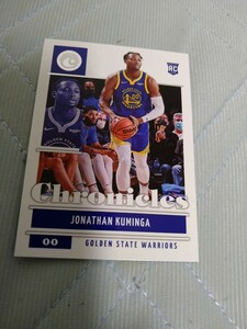 2021-22 panini chronicles RC JONATHAN KUMINGA ルーキー