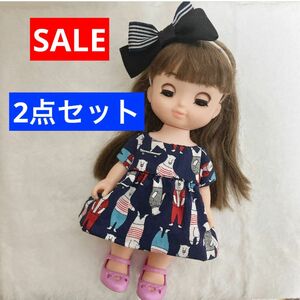 ★SALE★ メルちゃん　ソランちゃん ハンドメイド　服　ドレス　ワンピース　レミン　ソラン 2点目から１点に付150円引