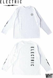 【送料無料】ロンT 速乾素材 ELECTRIC エレクトリック VERTICAL LOGO DRY L/S TEE E24ST26 日本代理店正規品 WHT Lサイズ