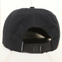 【送料無料】ストラップバックキャップ 帽子 VOLCOM ボルコム ヴォルコム RAMP STONE ADJ HAT D5542302 BLK 日本代理店正規品_画像4