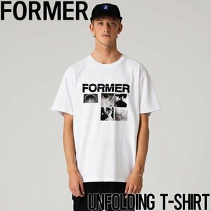 【送料無料】半袖TEE Tシャツ FORMER フォーマー UNFOLDING T-SHIRT TE24123 WHITE 日本代理店正規品 XLサイズ