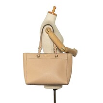 マイケルコース ジェットセットトラベル ロゴ ショルダーバッグ トートバッグ ベージュ レザー レディース Michael Kors 【中古】_画像9