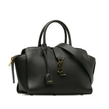 サンローラン ベイビー ダウンタウン カバス ハンドバッグ ショルダーバッグ 2WAY 436834 ブラック カーフ SAINT LAURENT 【中古】_画像3