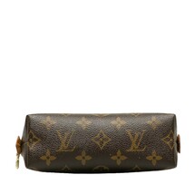 ルイ ヴィトン モノグラム ポシェット コスメティック ポーチ M47515 ブラウン PVC レザー レディース LOUIS VUITTON 【中古】_画像4