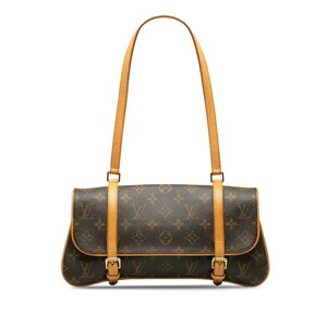 ルイ ヴィトン モノグラム マレル ショルダーバッグ M51157 ブラウン PVC レザー レディース LOUIS VUITTON 【中古】