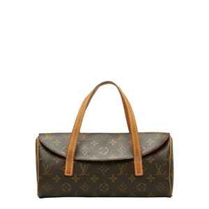 ルイ ヴィトン モノグラム ソナチネ ハンドバッグ M51902 ブラウン PVC レザー レディース LOUIS VUITTON 【中古】