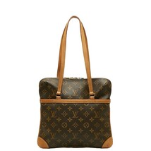 ルイ ヴィトン モノグラム クーサンGM ショルダーバッグ M51141 ブラウン PVC レザー レディース LOUIS VUITTON 【中古】_画像1