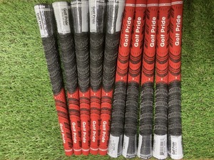 【新品未使用　正規品】Golf Pride ゴルフプライド　レッド　赤　マルチコンパウンド　MCC　バックラインなし　10本セット