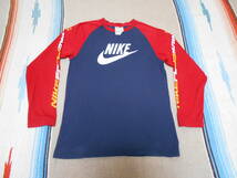 １９８０S ナイキ NIKE ラグラン Tシャツ オールドスクール スウォッシュ オセアニア ポートランド PORTLAND OLDSCHOOL SWOOSH_画像1